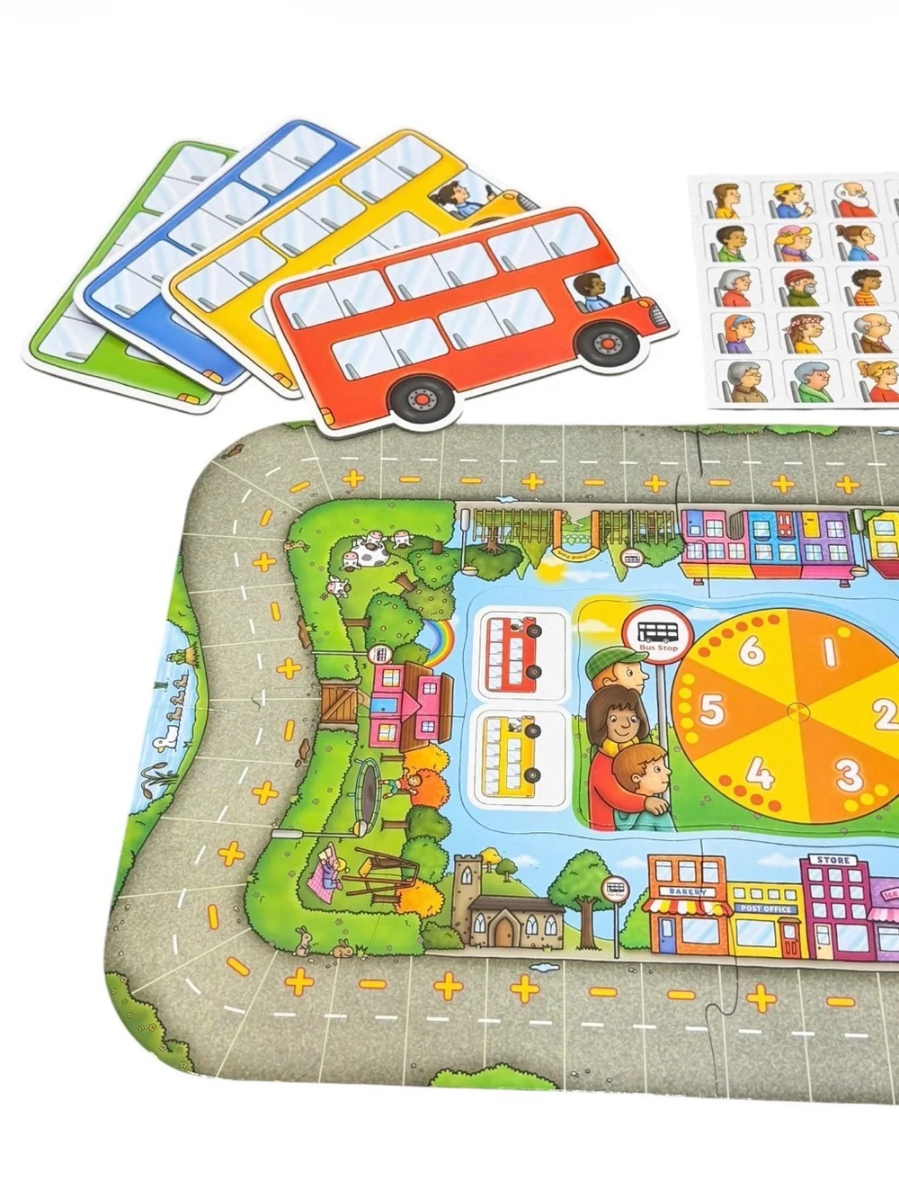 Orchard Toys Bus Stop Board Game | Educational Math Game